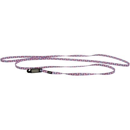 Li'l Pals Patterned Dog Leash, Light Blue Paw, 3/8-in x 6-ft, E-Z Snap, Puppy/Small Dog Leash