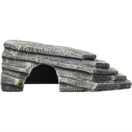 Zilla Herp Hotel Medium Reptile Terrarium Hideaway - Basking Platform & Hiding Cave