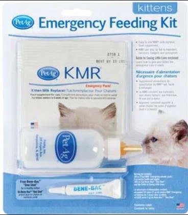 PetAg Kitten Milk Replacer (KMR) Emergency Feeding Kit