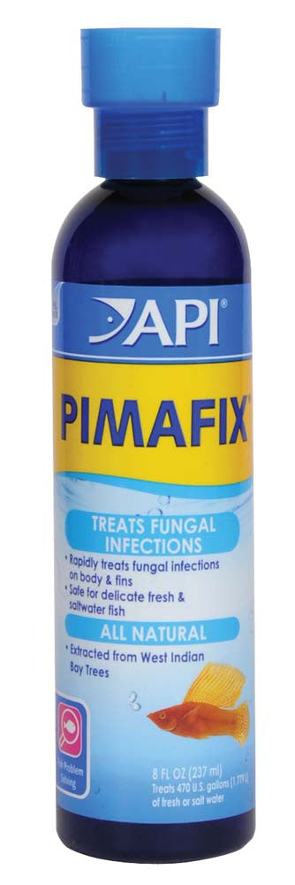 API PimaFix Antifungal Fish Remedy - 8 oz - Treats Fungal & Bacterial Infections in Freshwater & Saltwater Aquariums