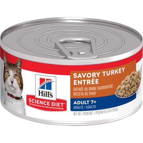 Hill's Science Diet Mature Adult 7+ Tender Tuna Dinner Wet Cat Food, 5.5 oz Can