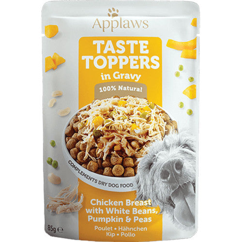 Applaws Dog Toppers Gravy Chicken & Peas 3oz Pouch (Case of 12 Available)