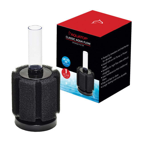 Aquatop Classic Aqua Flow CAF-25 Internal Sponge Filter - Up to 25 Gallons