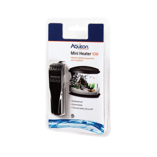 Aqueon Mini Aquarium Heater - 10 Watt - Submersible Up to 5 Gallons