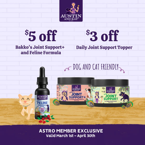 Austin & Kat Purrfect Feline Formula CBD Oil 150mg - Cat Supplement 1oz