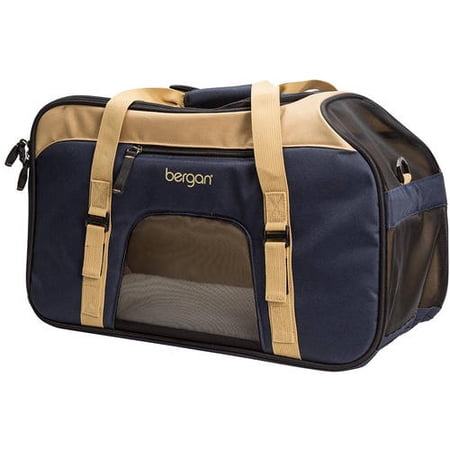Bergan Pet Top Opening Comfort Carrier, Large, Navy, 19" ...