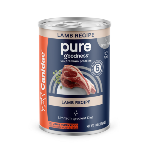 Canidae PURE Grain-Free Limited Ingredient Lamb Recipe Wet Dog Food, 13 oz Can