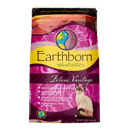 Earthborn Holistic Feline Vantage Dry Cat Food - 14 lb Bag, Natural & Holistic Nutrition