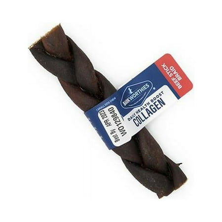 Barkworthies 840139124228 5 in. Collagen Braided Stick fo...