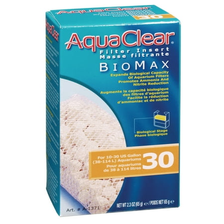 AquaClear BioMax 30 Filter Insert - Aquarium Filter Media for AquaClear 30 & 150 Filters, 65g