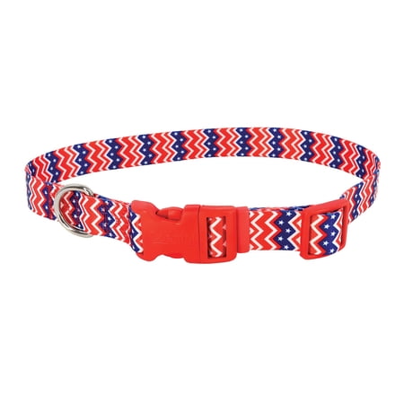 Styles Adjustable Dog Collar  Chevrons & Stars  Medium - ...