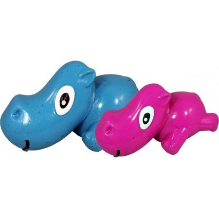 Cycle Dog RH-F-S Mini Fuchsia Retreads Hippo Dog Toy