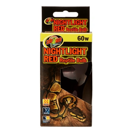Zoo Med Nightlight Red Reptile Bulb - 60 Watts