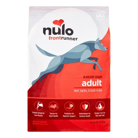 Nulo Frontrunner Beef, Barley & Lamb Dry Dog Food 23lb