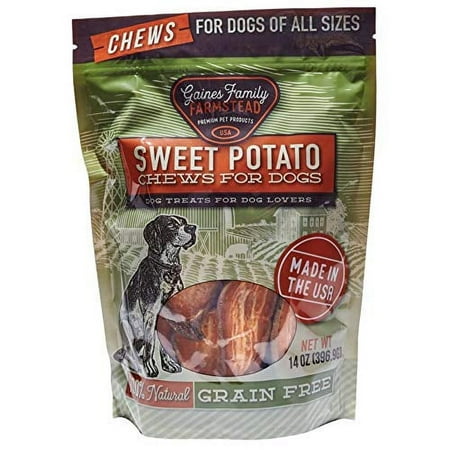 Gaines Family Farmstead Sweet Potato Chews for Dogs - 14 oz - Natural, Grain-Free Dog Treats