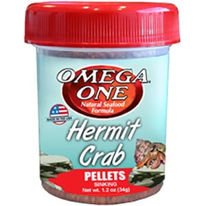 Omega One Hermit Crab Food, 1.2 oz Aquatics