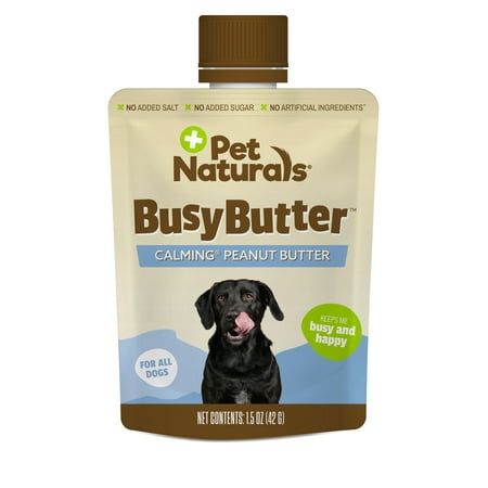 Pet Naturals Busy Butter Calming Peanut Butter for Dogs, 1.5 oz Single Pack