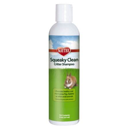 Kaytee Squeaky Clean Critter Shampoo - Tearless & pH Balanced - 8 oz