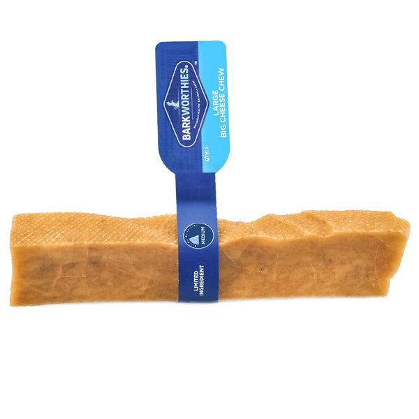 Barkworthies Big Cheese Chew - Large Dog Treat Yak Milk