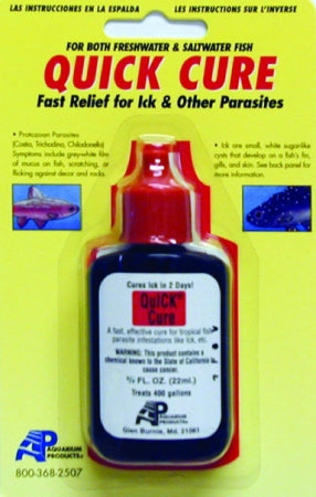 Aquarium Products QuICK Cure Fast Relief for Ick & Protoz...