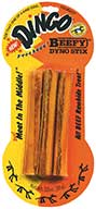 Dingo Dynostix Beefy Rawhide Treats, 3-Count (23850)