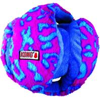 2 Pack Kong Funzler Dog Toy Medium Blue & Pink 6 Squeaker...