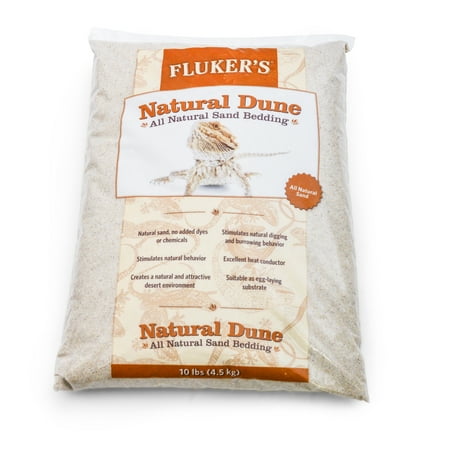 Fluker's Natural Dune All Natural Sand Bedding - Reptile Substrate - 10 lbs
