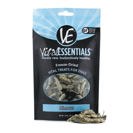 Vital Essentials Freeze-Dried Minnows Dog Treats - 1 oz - Grain Free Single Ingredient