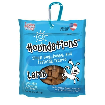 Loving Pets Houndations Grain Free Lamb Training Treats for Dogs - 4 oz