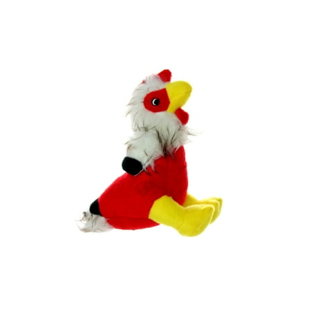 Mighty Jr. Farm Rooster Plush Dog Toy