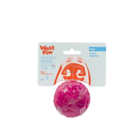 West Paw Zogoflex Air Boz Small 2.5" Dog Toy Currant