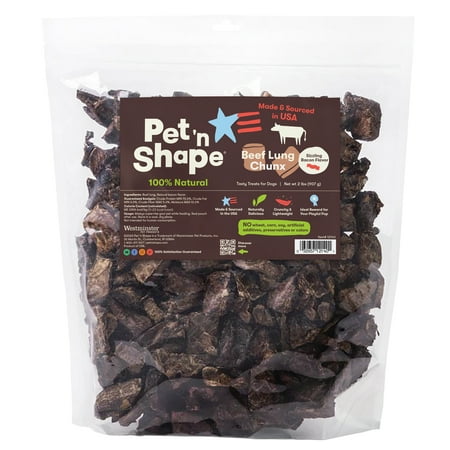 Pet  n Shape CHUNX - Beef Lung Natural Dog Treats - Made ...
