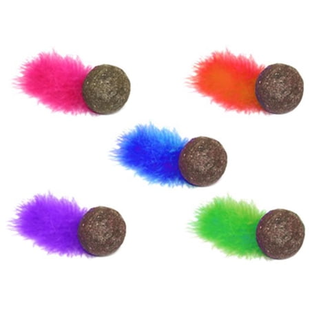 Multipet 20439 Compressed Catnip Ball Pack of 4