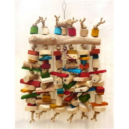 A&E Cage Co. Abacus Hanging Java Wood Toy Bird Toy