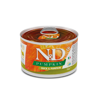 Farmina N&D Pumpkin Mini Dog Food, Quail, Pumpkin & Pomegranate, Adult Wet Food, 140g Can