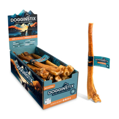 Dogginstix Braided Lamb Collagen 12" Dog Chew Treat - Single Pack