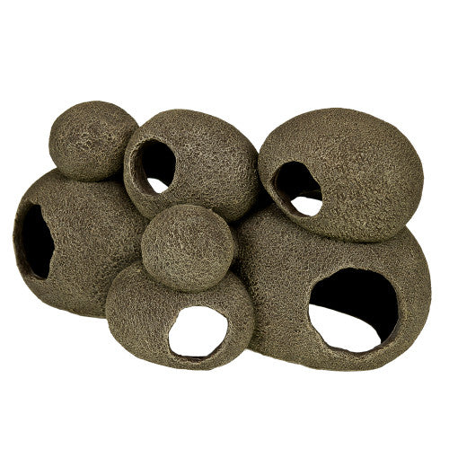 Blue Ribbon Exotic Environments Swim-Through Stone Pile - Large Aquarium Ornament