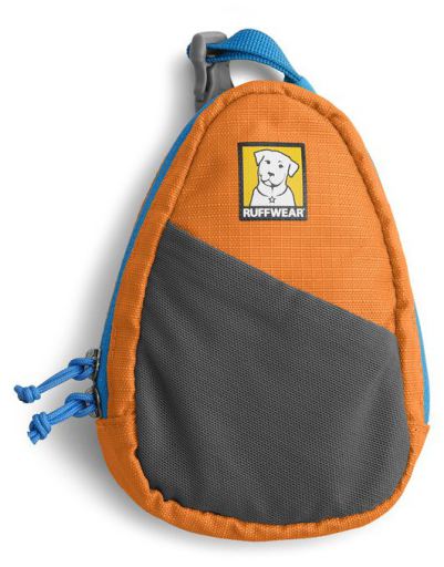 Ruffwear Stash Bag - Dog Treat and Waste Bag Dispenser - Orange Poppy