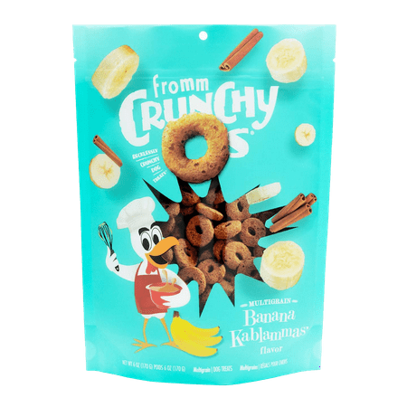 Fromm Crunchy O's Banana Kablammas Dog Treats - 6 oz