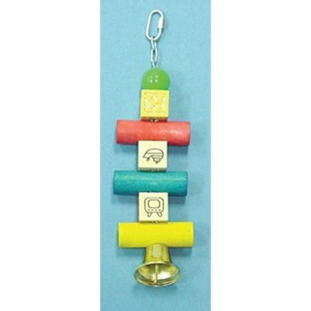 Bird Brainers Alphabet Blocks W/ Bell Toy 10In (Pack of 1)