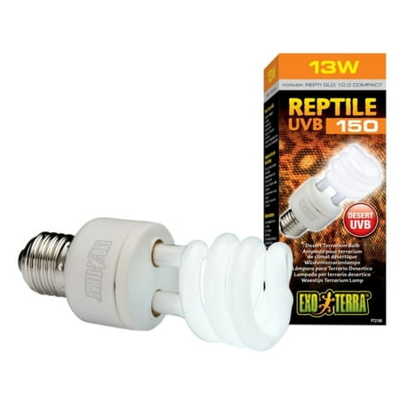 Exo Terra Reptile UVB 150 13W Desert Terrarium Lamp PT2188