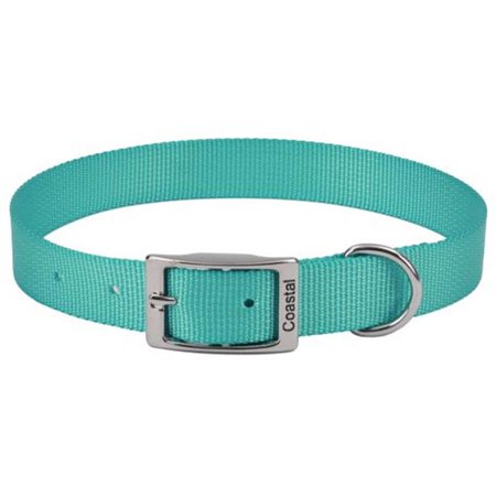 Coastal Pet 30110TEL 10 x 0.375 in. Single-ply Teal Nylon...