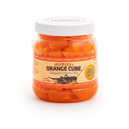 Fluker's Cricket Quench Orange Cube - Complete Cricket Diet, 6 oz