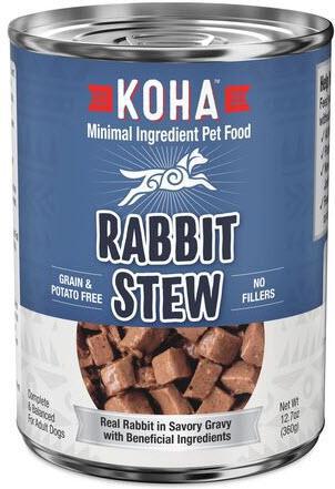 Koha Dog Grain-Free Stew Rabbit 12.7oz Can
