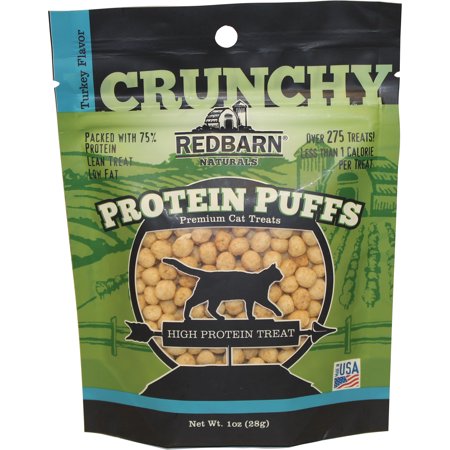 Redbarn Pet Products Inc-Protein Puffs Cat Treat- Turkey ...