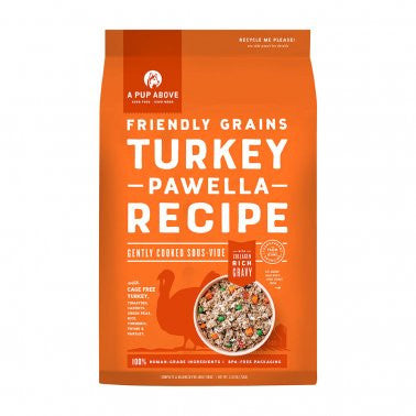 A Pup Above Turkey Pawella Gently Cooked Dog Food - Human Grade, Non-GMO - 7lb Bag