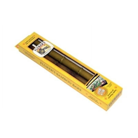 Fluker's Bamboo Bars for Reptiles & Amphibians - Spring Loaded, Expandable (2-Pack)