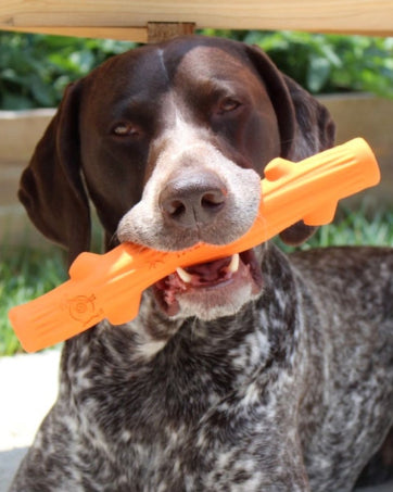 Tall Tails Navy Braided Bone Dog Toy - 9 Inch - Interactive Play, Tug Toy