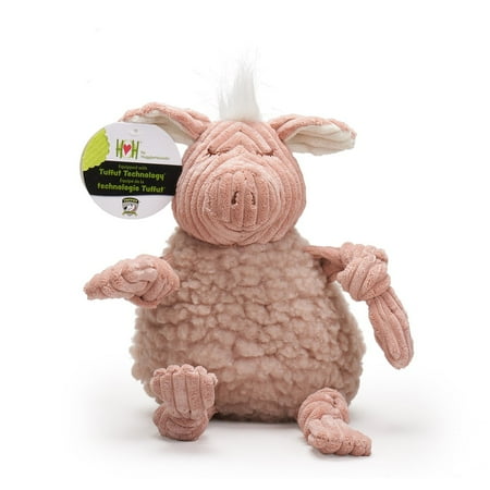 Hugglehounds Dog Fleece Flufferknot Penelope Pig Large