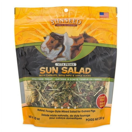 Sunseed Vita Prima Sun Salad Foraging Treat for Guinea Pigs & Small Animals - 10 oz